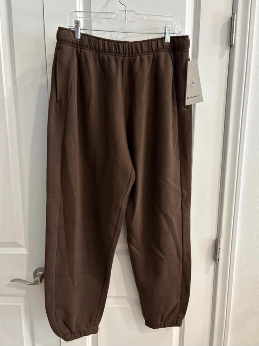 lululemon athletica Men's Chocolate Brown Fleece Joggers